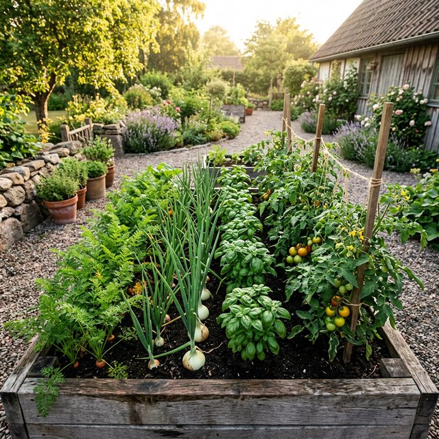 3 færdige haveplaner til dit højbed: Fra begynder til selvforsyner