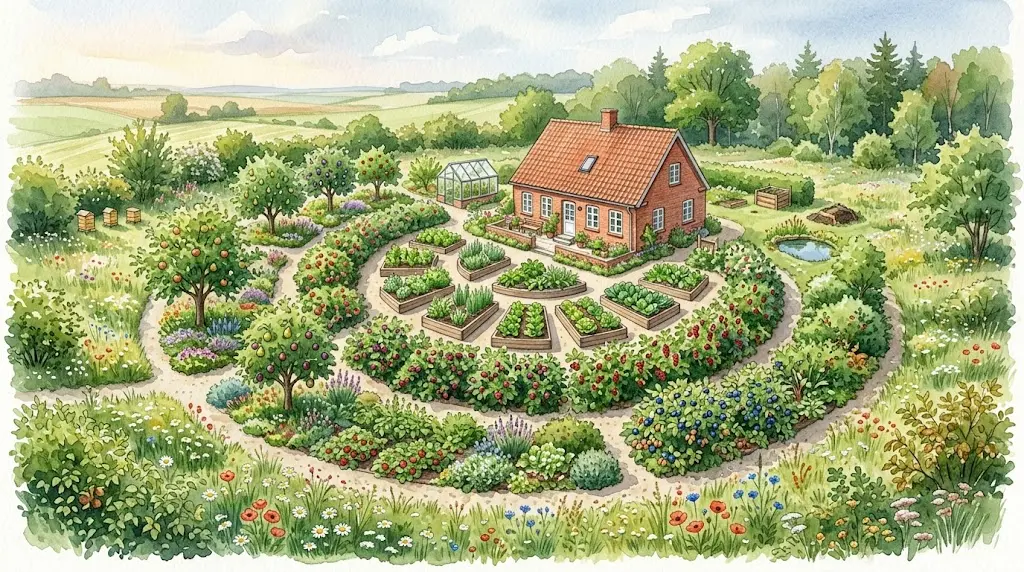 Permakultur i haven: Design din egen spiselige skovhave