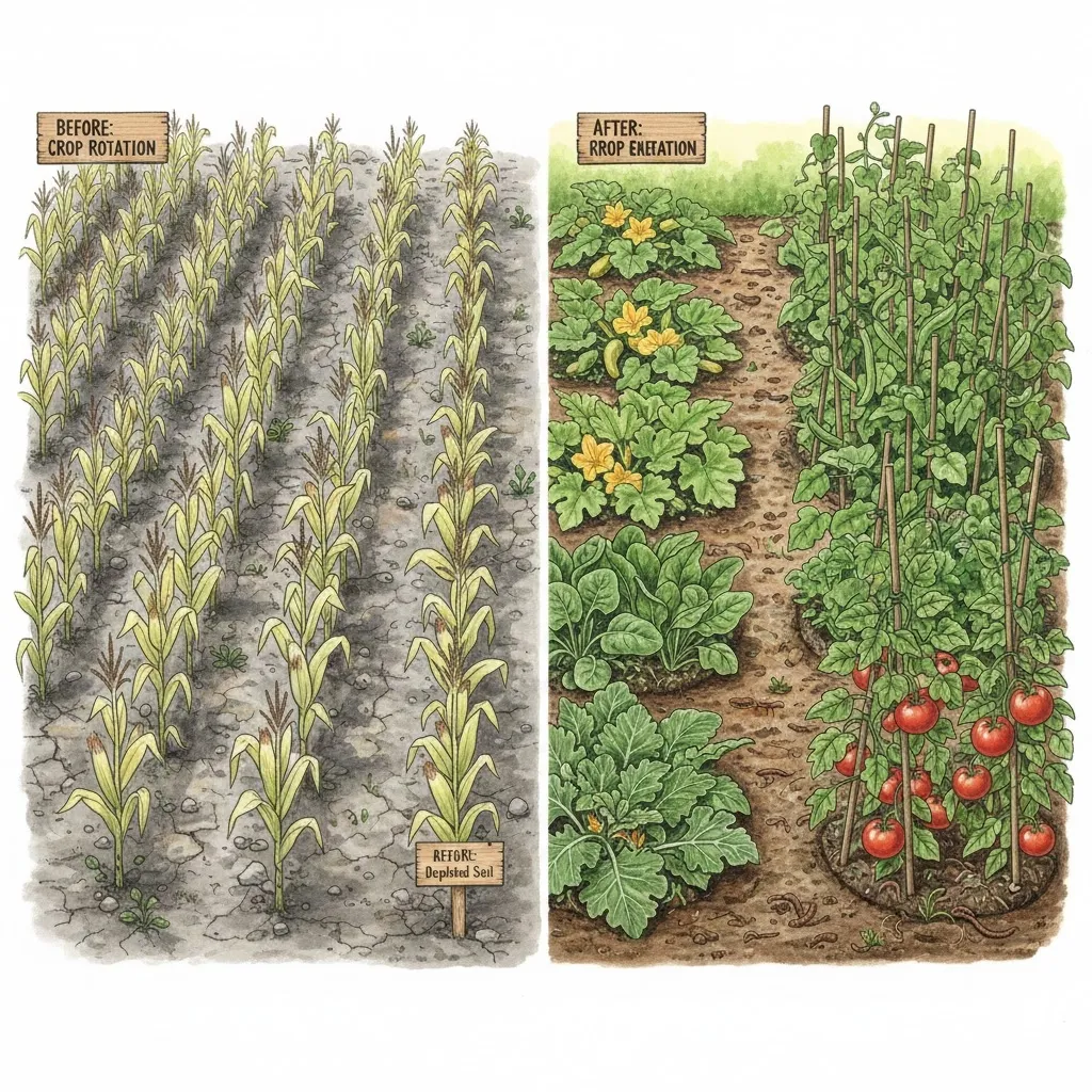Før og efter sædskifte – en visuel sammenligning
